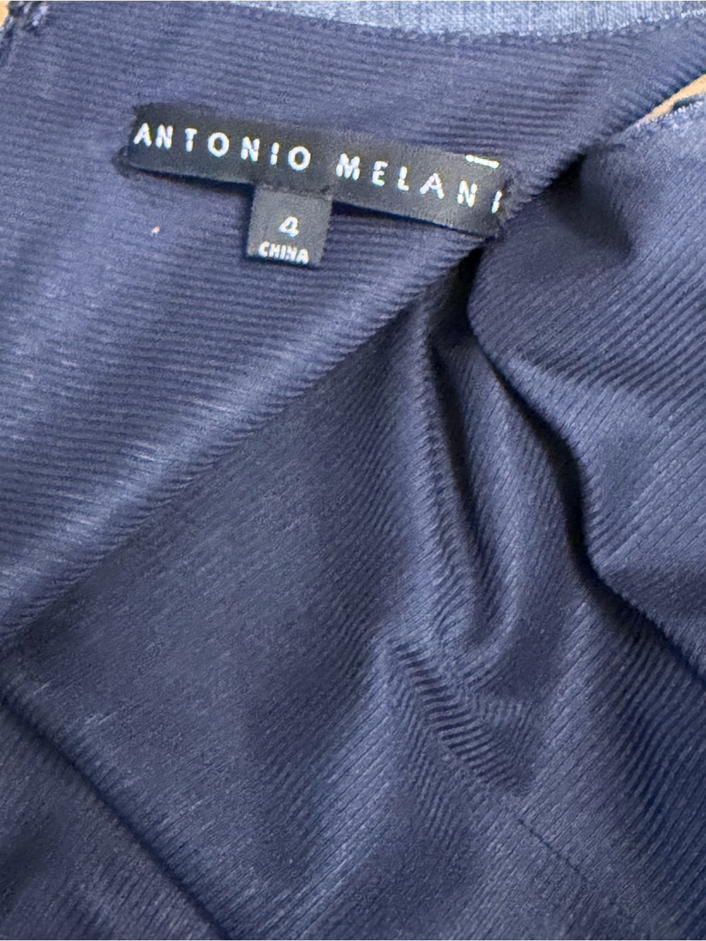 Antonio Melani Slate Blue Sheath Career Office Dress Size 4 - Picture 5 of 6